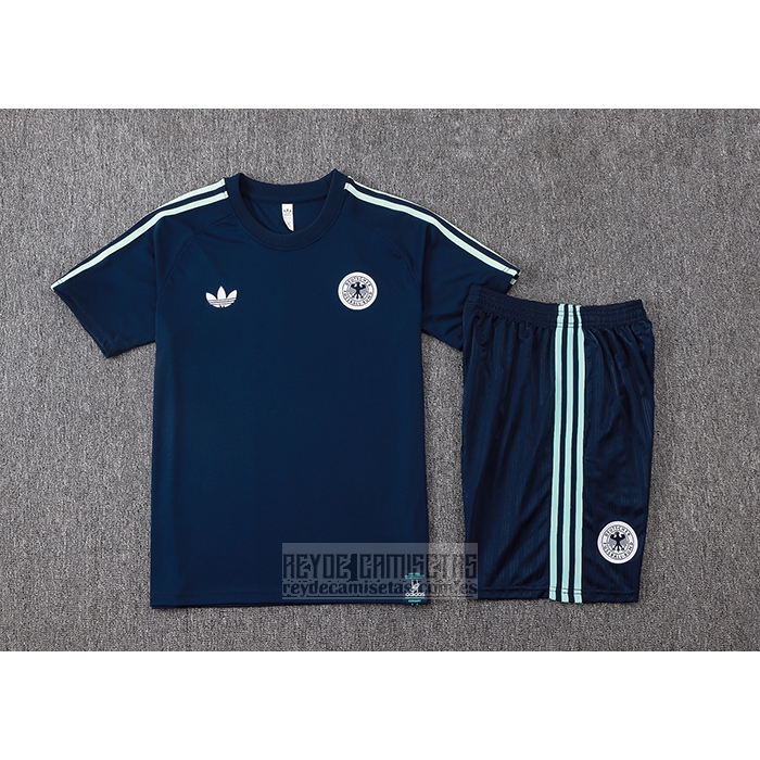 Chandal del Alemania Manga Corta 2026-2027 Azul - Pantalon Corto
